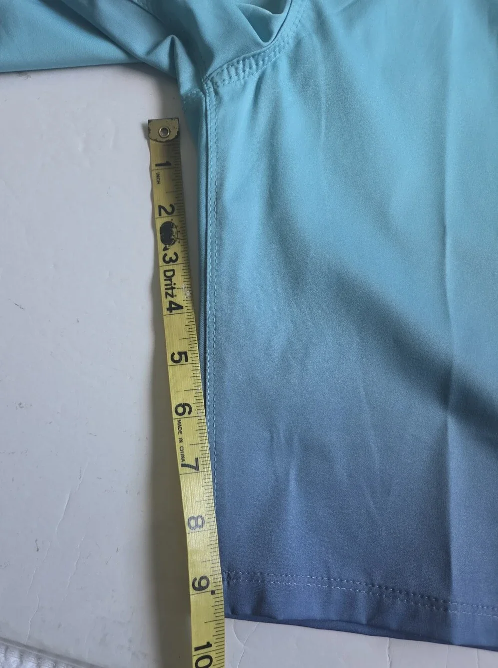 Hurley Teal to Blue Ombre 4-Way Stretch Boardshorts